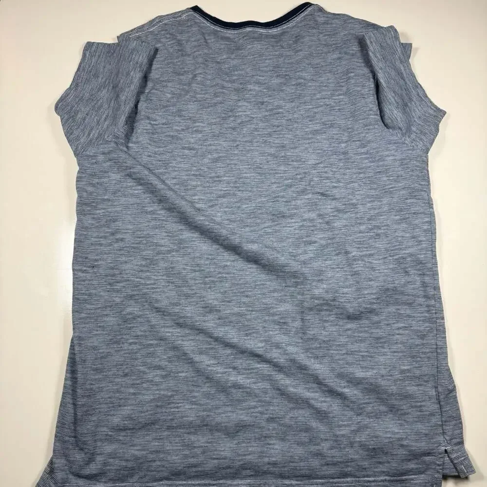 Levi's Mens Space Dye Pocket T-Shirt Blue Gray Size L